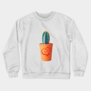 Cactus Love Hurts Ideal Gift Present Crewneck Sweatshirt